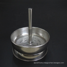 hookah shisha charcoal stainless steel holder keeper bowl charcoal plate